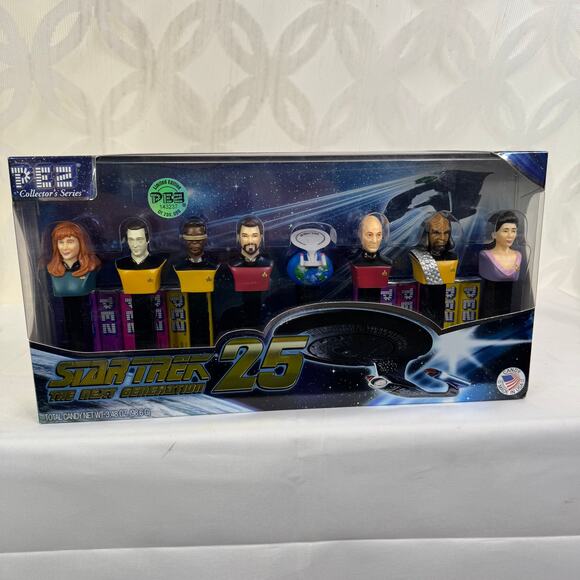 Star Trek PEZ Collectors Set Exclusive Next Generation 25th Anniversary 143237 - Picture 3 of 9